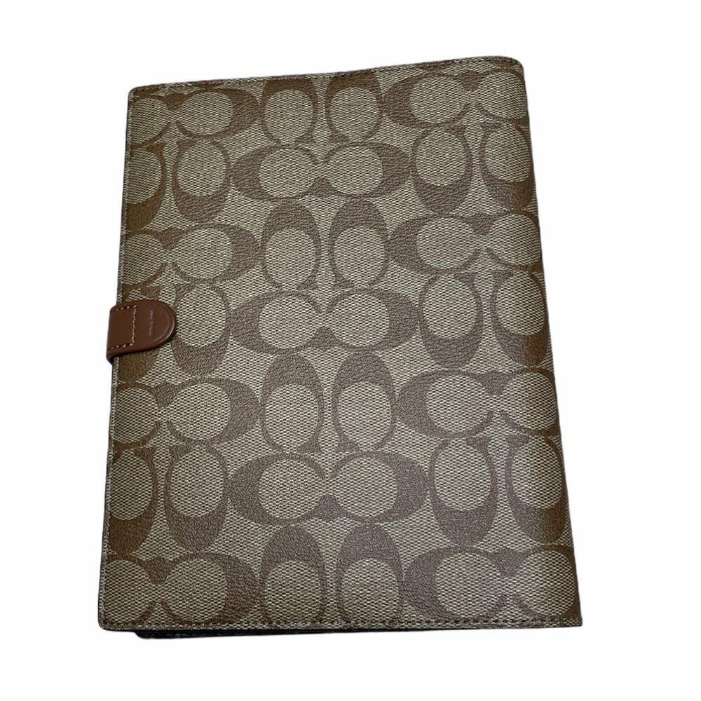Coach Notebook in Signature Canvas  Lined Pages - Picture 2 of 7